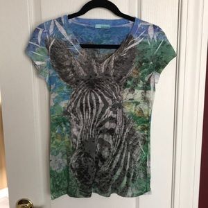 Cute zebra tee shirt